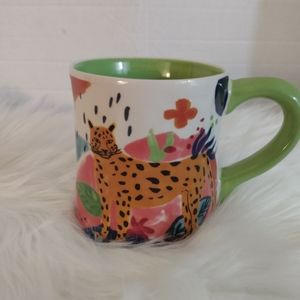 Funky Mug with Spotted Leopard.